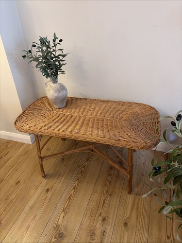 Vintage wicker woven coffee - wicker,