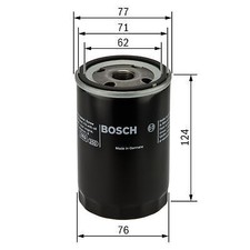 BOSCH Oil Filter for Ford Fiesta RS1800 RQC 1.8 February 1992 to February 1995