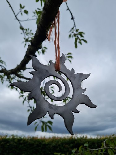 Metal sun bare finish - metal,