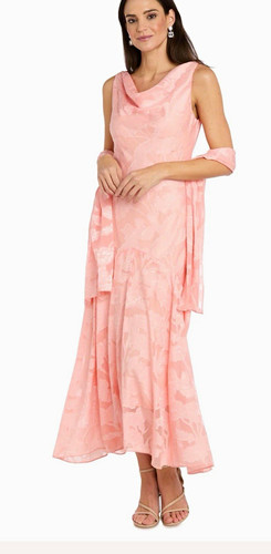 Richards peach maxi dress - r&m,