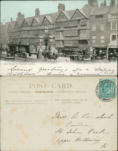 London old houses - london, 1904