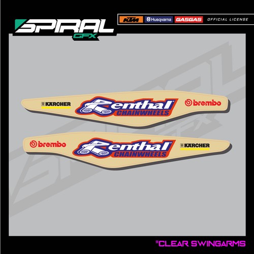 Custommx clear swing arm decal - swing,