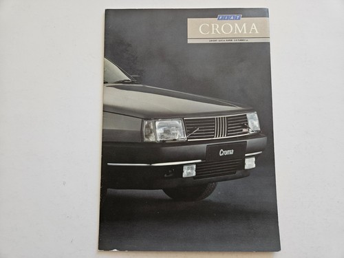 Fiat croma sales brochure 1987 - fiat,