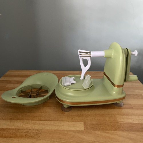 Apple peeler and corer - and,