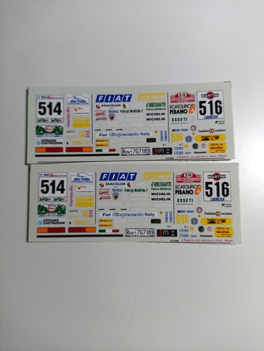 Decals fiat cinquecento - 1/43,