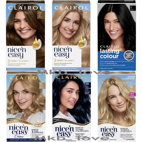Clairol nice easy hair - x,