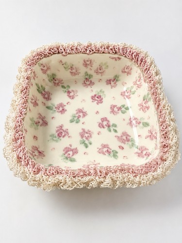 Irish dresden porcelain - porcelain, lace