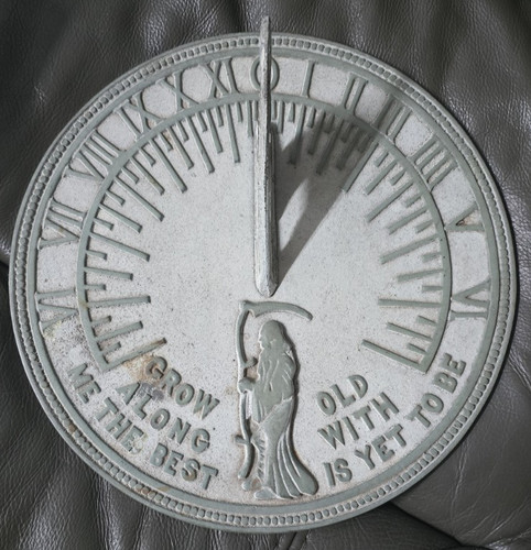 Vintage father time sundial - vintage,