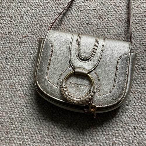 Chloe gold leather - gold, small