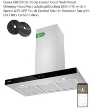 LED Extractor Fan Cooker Hood