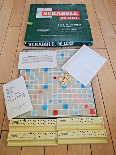 Scrabble luxe board game w - de,