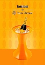 Rare Veuve Clicquot Champagne Tamtam Stool Ice Bucket Single no liner