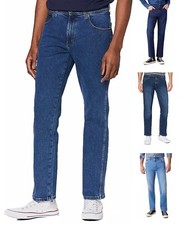 Wrangler Mens Jeans Texas Stretch Regular Straight Leg Denim Pants