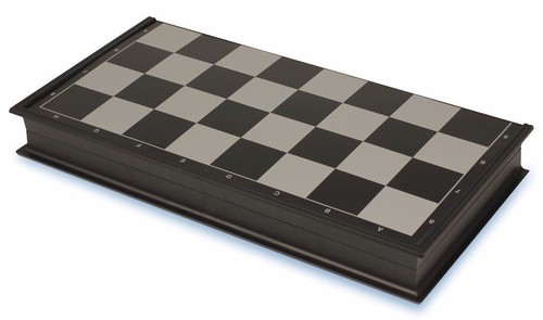 Magnetic folding chess board
