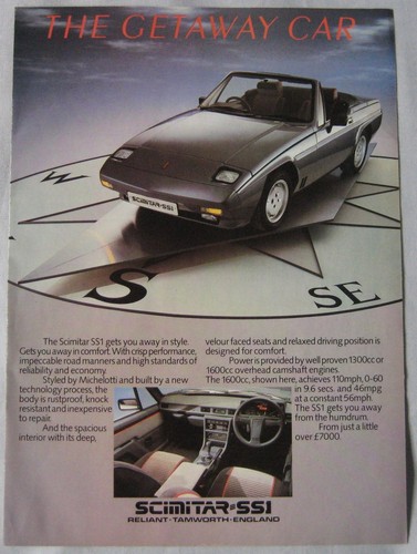 1986 reliant scimitar - 1986,