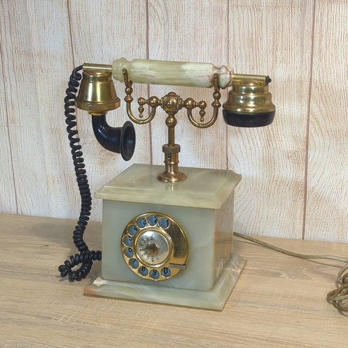 Vintage marble onyx rotary - vintage,