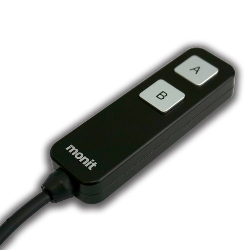 Monit button hand - monit, remote