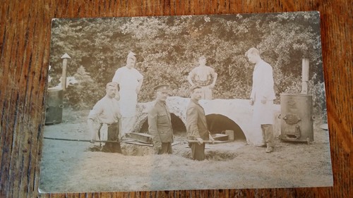 1916 wwi antique rppc postcard - 1916,