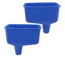 X2 EXTRA LARGE TRACTOR FUNNEL WITH FILTER RECTANGULAR SQUARE OIL FUEL PETROL
