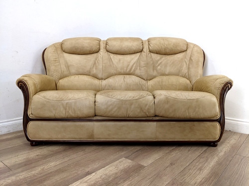 Sofa seater high back - high, beige