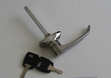 CHROME HANDLE - LOCKING WITH KEY USED ON IFOR WILLIAMS BOX TRAILERS OR BV84