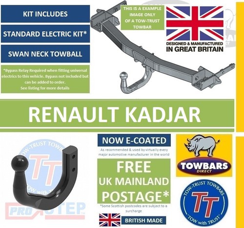 Swan neck towbar for - neck,