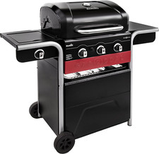 Char-Broil Gas2Coal Hybrid Grill - 3 Burner Gas & Coal Barbecue Grill, Black Fin