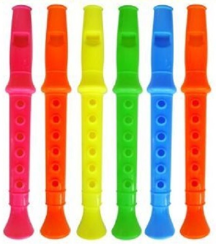 Plastic flutes recorders 15cm - flutes,