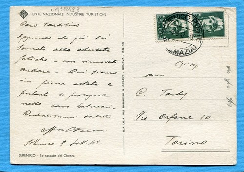 1942 sebenik post dalmatia - 1942,