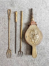 Antique Brass Fireplace