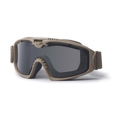 ESS Influx Goggle EE7018-02 Large Terrain Tan Nylon Safety Glasses Adjustable