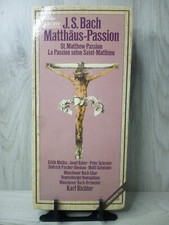 J.S BACH MATTHAUS PASSION CASSETTE BOX SET - RARE 1980 VINTAGE RELIGION TAPE