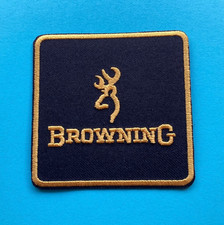 BROWNING SHOOTING GAME CARP COURSE FLY FISHING EMBROIDERED IRON-OR SEW ON PATCH
