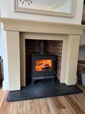 Georgian Style Stone Fireplace