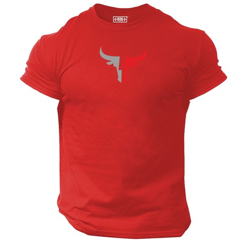 Bull head shirt gym - bull, clothing