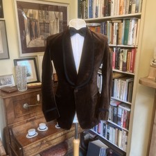 Gieves & Hawkes Brown Velvet