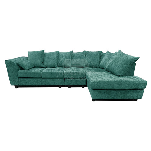 Monaco teal corner sofa - monaco,