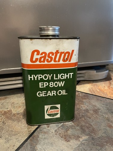 Old castrol oil can - oil,