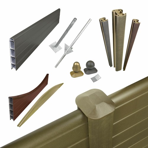 Plastic fence panels composite - panels,