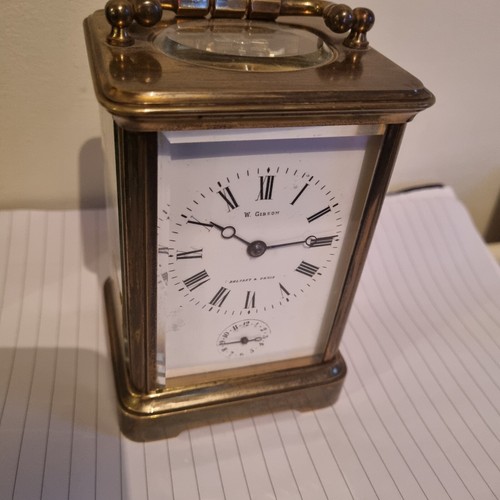 Victorian carriage clock - clock, w