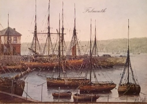 Falmouth harbour cornwall - harbour,