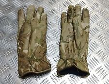 MTP Multicam Leather Combat Gloves MK2 MVP Genuine British Military - Used