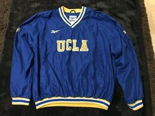 UCLA BRUINS basketball Reebok tracksuit blouse jacket retro vintage XL