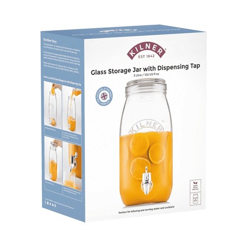Kilner litre storage jar - 3,