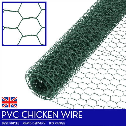 Pvc coated galvanised chicken - coated,