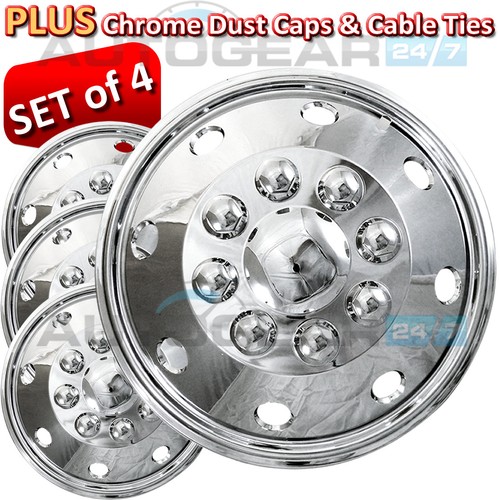 Chrome deep dish curved - 16",