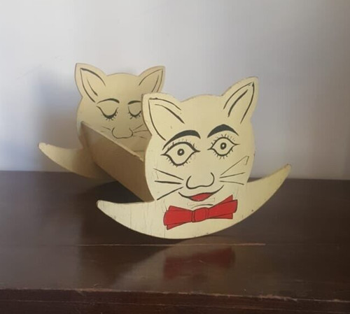 Vintage 1940s handmade wooden - handmade,
