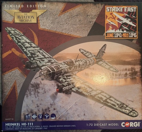 Corgi aa33718 heinkel 111 - corgi, he-111