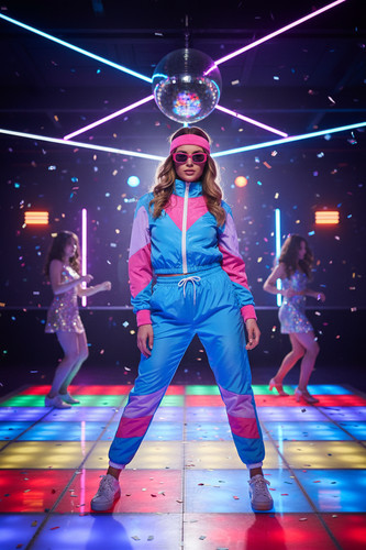 1980s 1990s retro blue - 1980s,