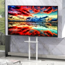 Heavy Duty White Floor TV